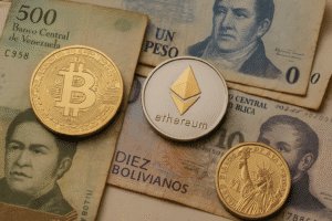 Cómo cripto llena el vacío del dólar en países en crisis
