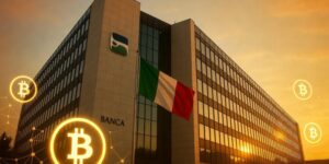Italia ya tiene su primer banco para servicios con criptomonedas